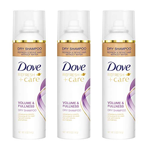 Dove Refreshplus Care Dry Shampoo, Volume and Fullness, 5 oz, Pack of 3 Dove Refreshplus Care Dry Shampoo, Volume and Fullness, 5 oz, Pack of 3