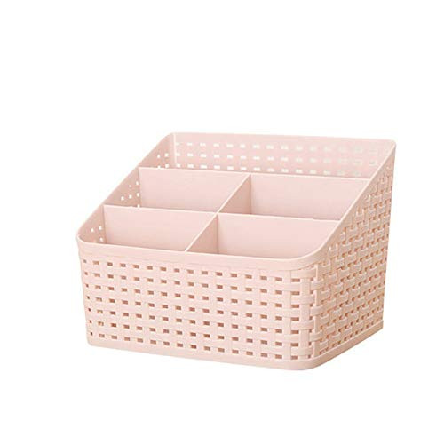 Make Up Jewelry Organizer Box Makeup Organizer Box for Cosmetics Desk Office Storage Skin Care Case Lipstick Case Sundries Pink