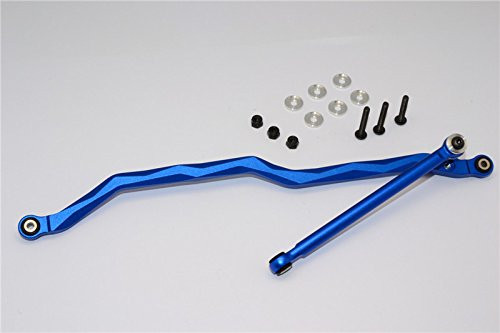 GPM Axial Wraith  and  RR10 Bomber Upgrade Parts Aluminum Steering Link - 2Pcs Set Blue