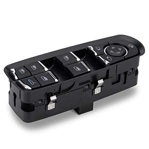 WEILEITE Front Driver Car Master Power Window Switch Panel Compatible With Porsche Cayenne 2011-2014 Porsche Panamera 2010-2015 Replaces 7PP959858RDML 7PP959858MDML