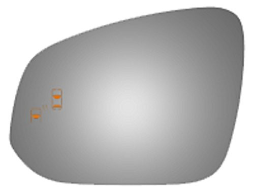 Mirrex 74676B Fits Driver Left Side Mirror Glass Replacement for Toyota Rav4 Tacoma Blind Spot 2013 2014 2015 2016 2017 2018 2019