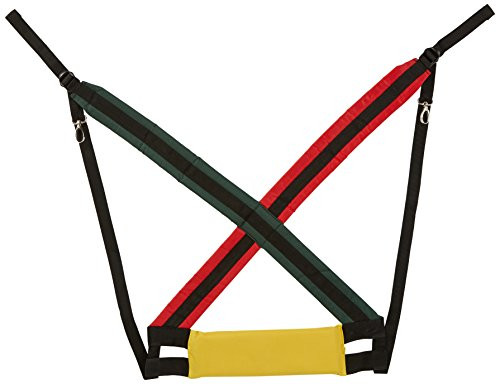 X8 Drums  and  Percussion X8-PRO-STRAP-RASTA Rasta Padded Professional Djembe Hand Drum Strap