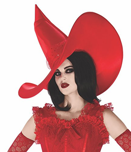 Rubie's Women's Elegant Red Witch Hat, One Size