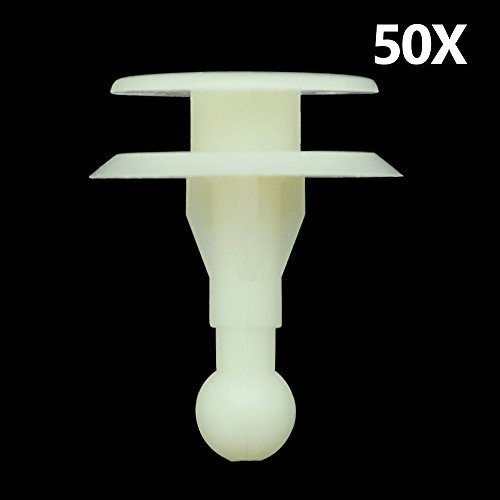 ClipsOne 50 Pcs Door Panel Retainer for Isuzu #8942264920 Mazda #9927-40-825 Toyota #67771-01010#67771-12010