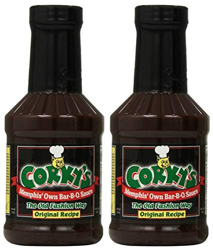Corky's Memphis' Own Bar-B-Que Sauce- Original Pack of 2 - SET OF 3