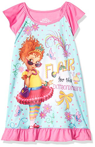 Disney Girls' Big Nightgown, Fancy Nancy Flair Extraordinaire, 10