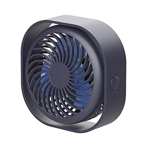 Zcuhen Small Personal Desk Fan, Portable Desktop Table Cooling Fan 360Rotation Portable Fan, Table Quiet USB Operated Fan with 3 Speed  and  Powerful Airflow for Home Office