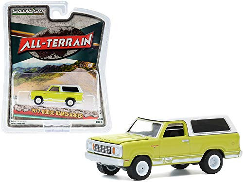 1977 Dodge Ramcharger, Bright Green - Greenlight 35170B/48 - 1/64 Scale Diecast Model Toy Car