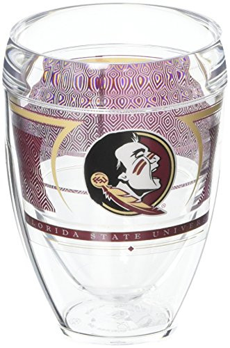 Tervis 1230366 NCAA Florida State Seminoles Reserve Tumbler, 9 oz, Clear