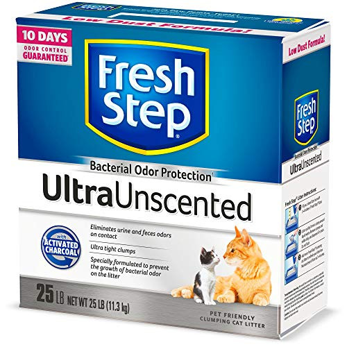 Fresh Step Ultra Unscented Clumping Cat Litter, 25 lbs.