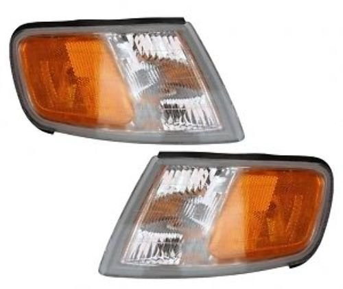 1994-1995-1996-1997 Honda Accord Corner Park Light Turn Signal Marker Lamp Pair Set Right Passenger And Left Driver Side 94 95 96 97