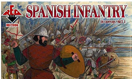 Spanish Infantry, 16TH Century, Set 1 1/72 RED Box 72096