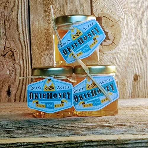 Mini Glass Hex Jar Oklahoma Wildflower Spring Harvest