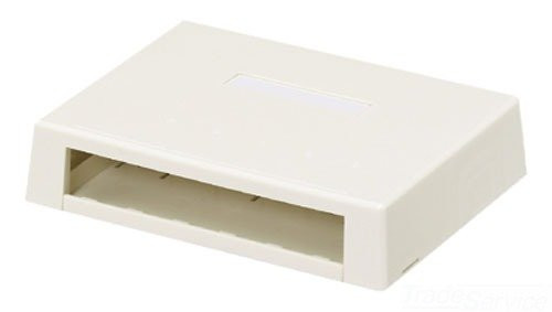 Panduit CBXD6EI-AY 6-Port Surface Mounting Box for LD3/LD5/LD10, Electric Ivory