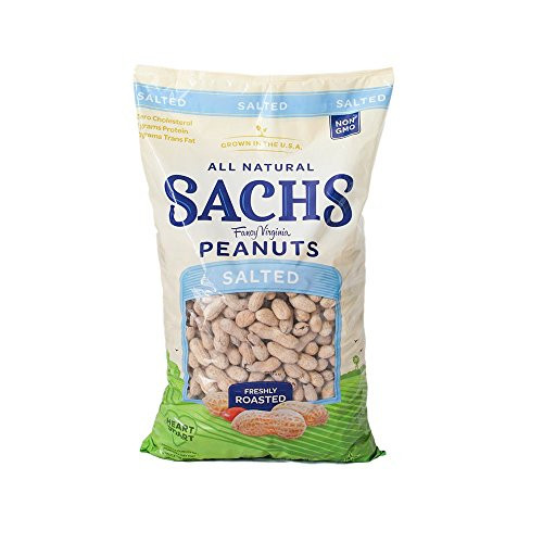Sachs Delicious Roasted / Salted in Shell Peanuts 5lb Sachs Delicious Roasted / Salted in Shell Peanuts 5lb