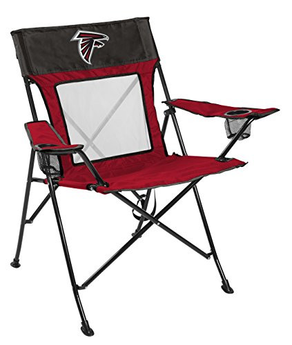 Rawlings NFL Game Changer Large Folding Tailgating and Camping Chair, with Carrying Case, Atlanta Falcons
