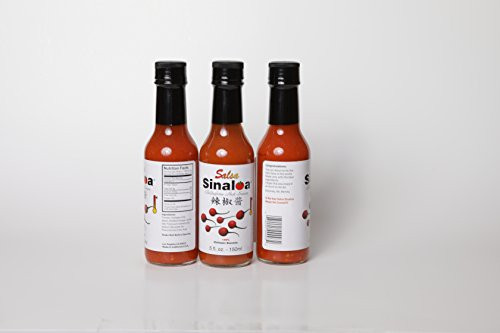 Salsa Sinaloa Chiltepina Hot Sauce set of 3 3 Bottles