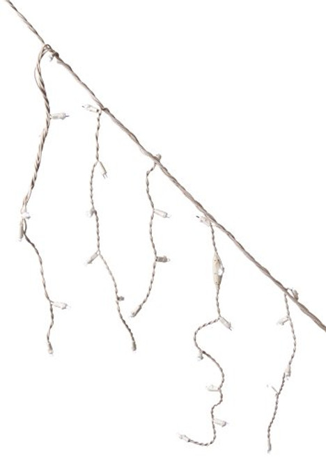 Holiday Wonderland 105 Count Cool White LED Twinkling Icicle-Style LED Micro Light Set Holiday Wonderland 105 Count Cool White LED Twinkling Icicle-Style LED Micro Light Set