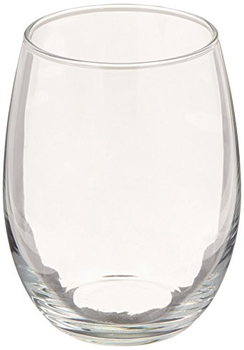Luminarc Perfection Stemless Wine Glass (Set of 12), 15 oz, Clear