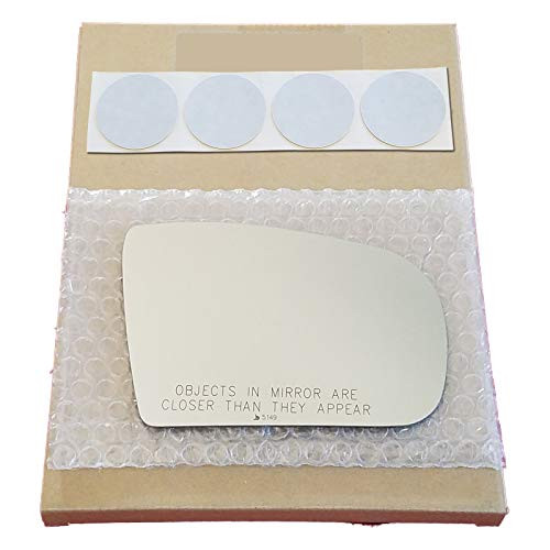 Mirror Glass Replacement plus  Adhesive Pads for 2000-2002 Mercedes-Benz E430 Passenger Side