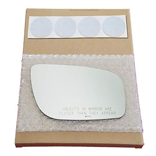 Mirror Glass Replacement plus  Adhesive Pads for 2007-2009 Mercedes-Benz E350 Passenger Side