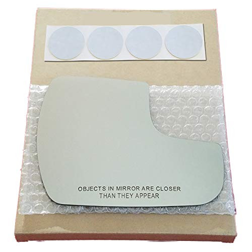 Mirror Glass Replacement plus  Adhesive Pads for 2015-2017 Toyota Sienna Passenger Side - Lower Convex Mirror