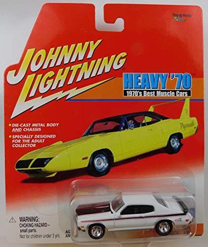 Johnny Lightning 1970 Gran Sport Extra whiteblack Stripes Heavy '70 Edition 164 Scale die-cast