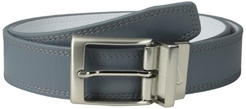 Nike Men's Classic Reversible Belt, Grey/White, 38