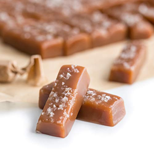 Shotwell Individually Wrapped Caramel  Gourmet Salted Caramel Made in Small Batches  2.5 oz Handcrafted Caramel Candy  Smooth and Creamy Candy Caramel Chews  3-Pack