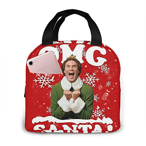 Buddy The Elf Portable Insulated Lunchbox Picnicbag Bag Handbag Lunch Tote Bag For Office Work School Lunch Box Bag