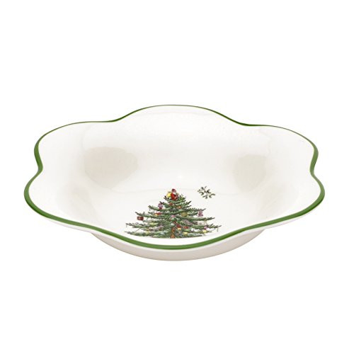 Spode Christmas Tree Daisy Shape Bowl Spode Christmas Tree Daisy Shape Bowl