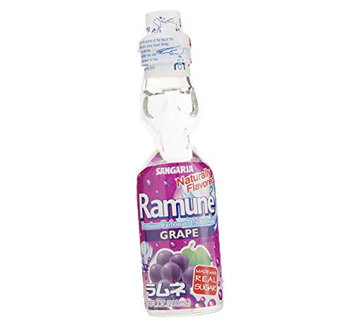 Ramune Japanese Marble Soda Choose your flavor Grape