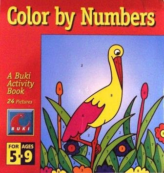 Buki Activity Book Color by Numbers, Styles May Vary