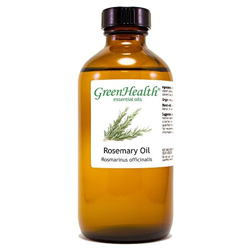 Rosemary  8 fl oz 237 ml Glass Bottle w/Cap  100 percent Pure Essential Oil  GreenHealth