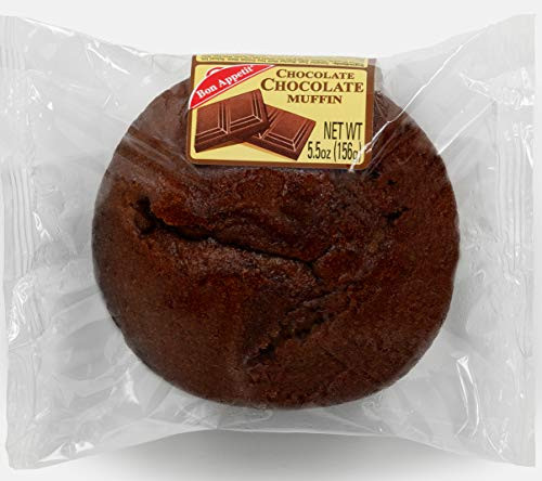 Bon Appetit Chocolate Chocolate Muffin, 5.5 Ounce Pack of 8