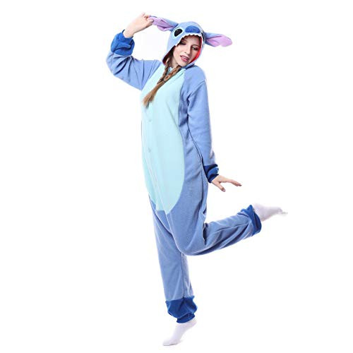 Adults Halloween Costumes Sleeping Wear Pajamas Onesies Cosplay Anime Homewear Jumpsuit for Adult and Teenagers L