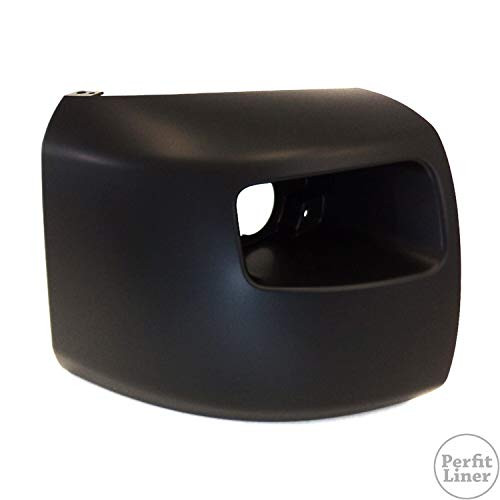 Perfit Liner New Replacement Parts Front Left Driver Side Primed Bumper Extension Outer 07-13 Chevy SIlverado Pickup Truck 1500 With Fog Lamp Model Fits GM1004147 15891681