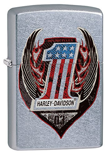 Zippo Harley-Davidson One Street Chrome Pocket Lighter