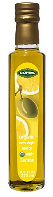 Mantova Lemon Organic Extra Virgin Olive Oil, 8.5 Oz Bottles Pack Of 3 Mantova Lemon Organic Extra Virgin Olive Oil, 8.5 Oz Bottles Pack Of 3