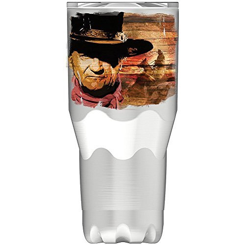 Vandor John Wayne 30-Ounce Stainless Steel Vacuum Travel Tumbler (55593)
