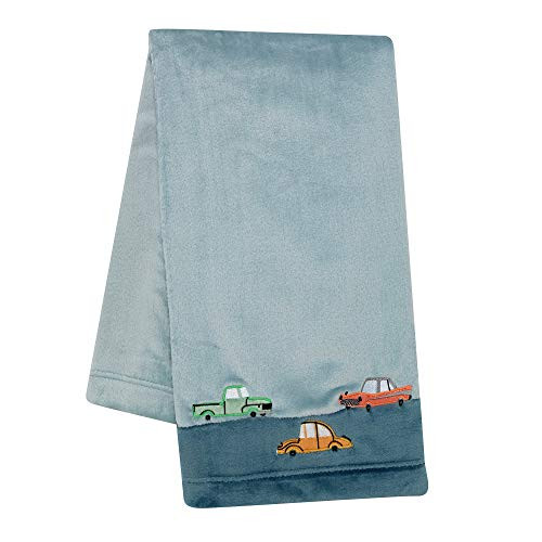 Lambs and Ivy Baby Car Tunes Blue Ultra-Soft Fleece Appliqued Baby Blanket Lambs and Ivy Baby Car Tunes Blue Ultra-Soft Fleece Appliqued Baby Blanket