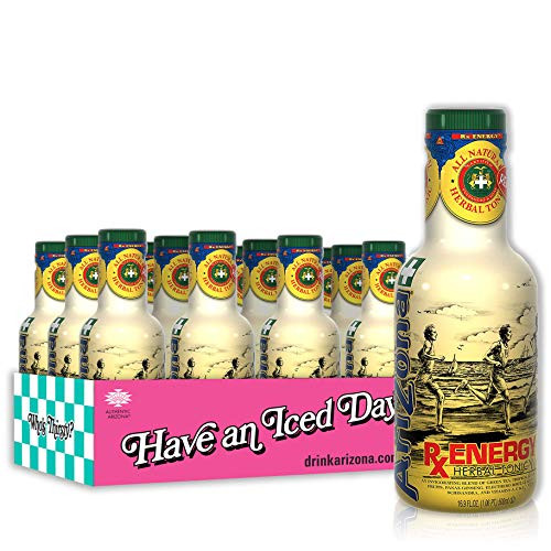 AriZona Herbal Tonic RX Energy Drink, 16.9 Fl Oz Pack of 12