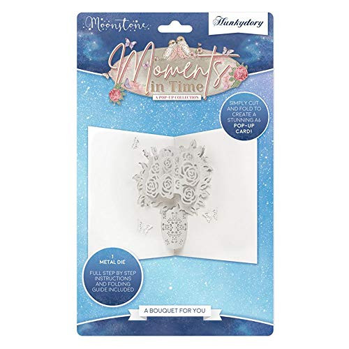 Hunkydory - Moments in Time - a Pop-up Moonstone Die Collection - A Bouquet for You MSTONE117