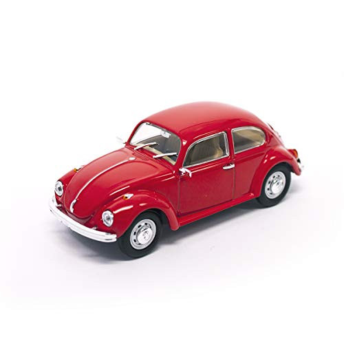Road Signature 1972 Volkswagen Beetle Red 1/43 Diecast Model Car 43219