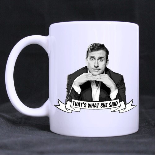 Funny Funny Boss Mug - That's What She Said?Coffee?Mug?or?Tea?Cup Ceramic?Material?Mugs White?11OZ Inspirational gifts for friends? Funny Funny Boss Mug - That's What She Said?Coffee?Mug?or?Tea?Cup Ceramic?Material?Mugs White?11OZ Inspirational gifts for friends?