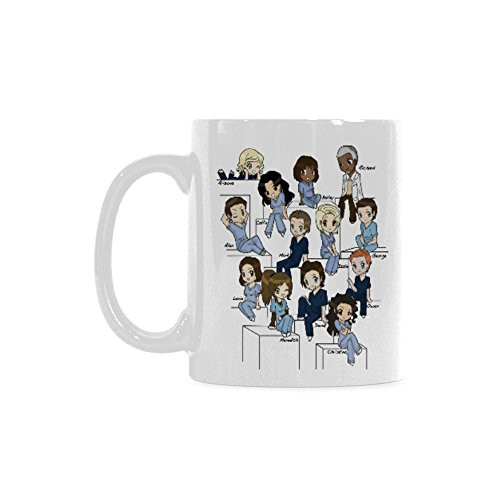 Funny Surgeon Mug - Grey's Anatomy Characters?Coffee?Mug Ceramic?Material?Mugs Tea?Cup White?11oz
