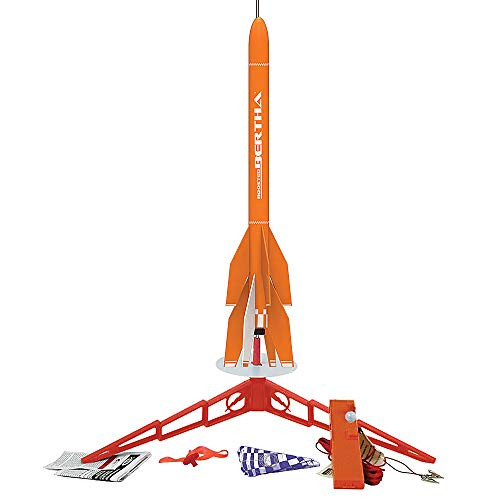 Estes Boosted Bertha Flying Model Rocket Kit Multi-Stage Booster Rocket  Advanced Level Build  Soarsup to 1000'
