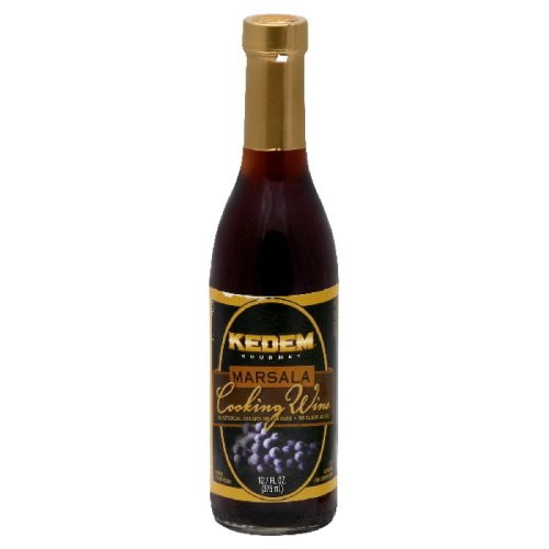 Kedem Cooking Wine Marsala No Sugar Glass Bottle, 12.7 Fl Oz Pack of 6