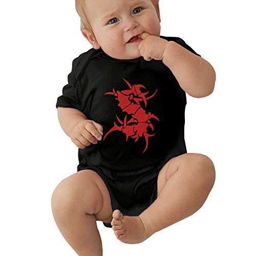 Kazuto Stylelife Newborn Baby Jersey Bodysuit, Baby Short-Sleeve Onesies Bodysuits Brazilian Heavy Metal Band Sepultura Baby Onesie Bodysuit, Child Romper Suit Cotton Shirts 18 Months Black