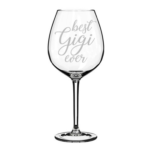 Wine Glass Goblet Best Gigi Ever 20 oz Jumbo Wine Glass Goblet Best Gigi Ever 20 oz Jumbo